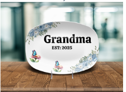 Custom Grandma Platter