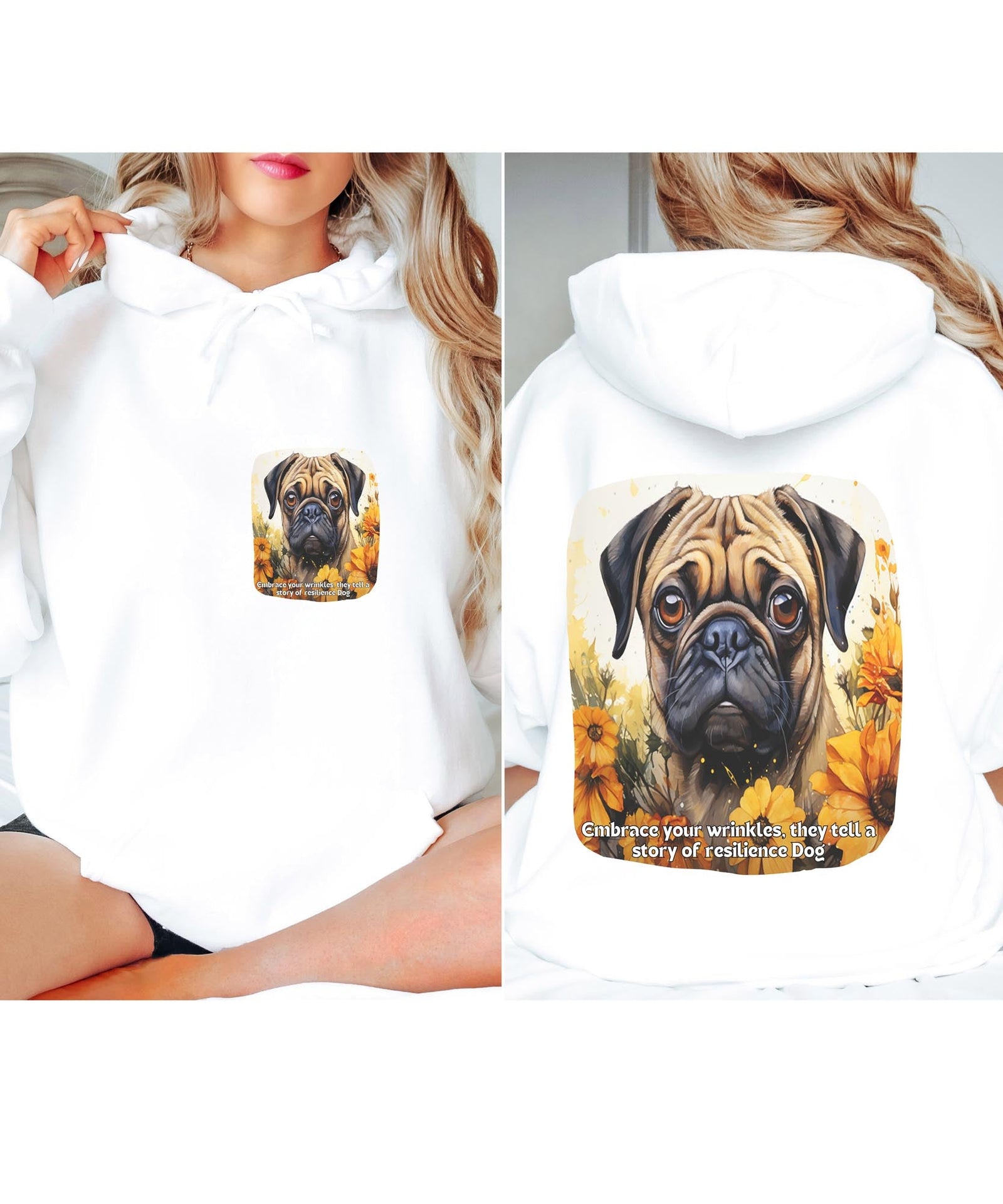 Sunflower Dog Hoodie