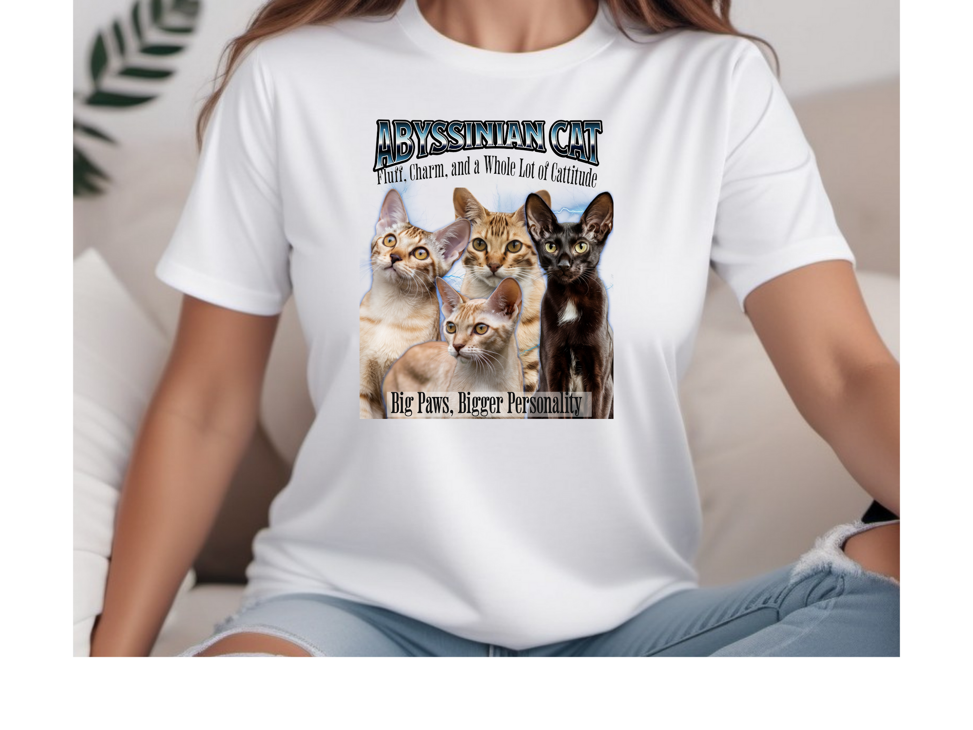 Cat Bootleg Collage T-Shirt