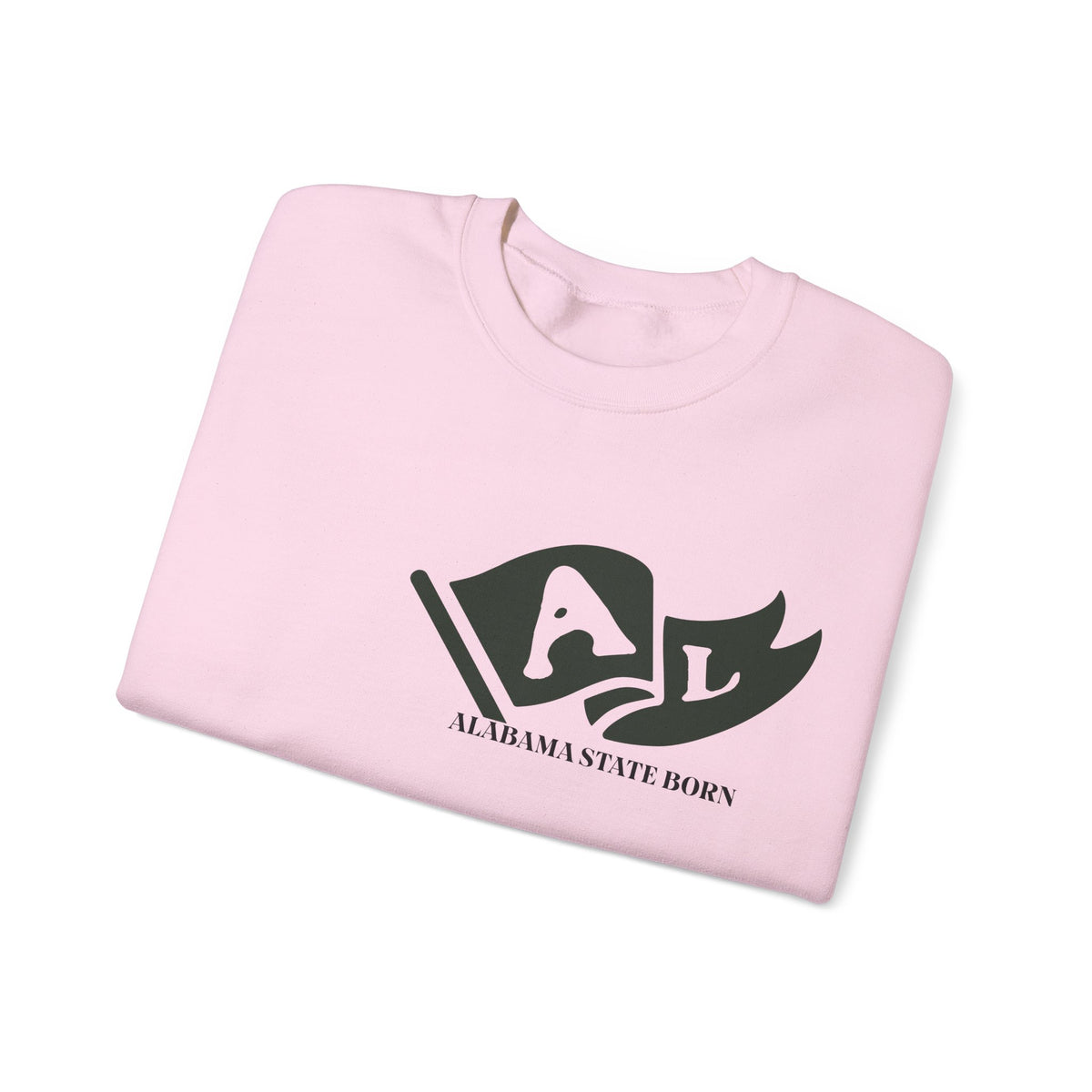 Alabama State Born and Raised Sweatshirt - Roll Tide Pride Design