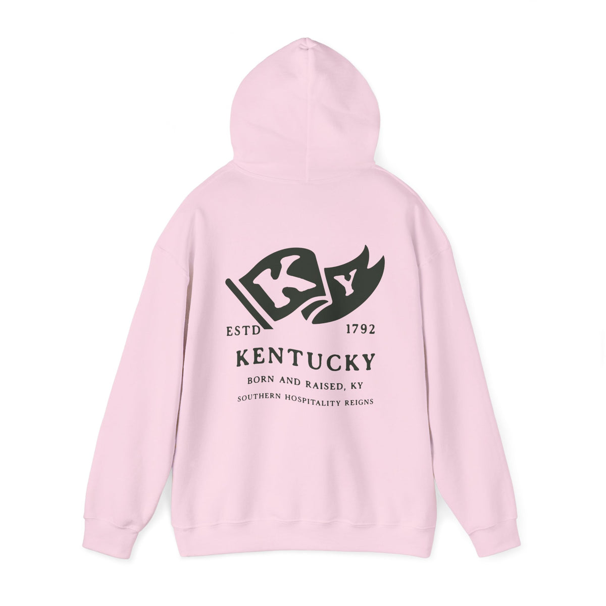 Kentucky State Born and Raised Unisex Hoodie - Bluegrass State Pride Design
