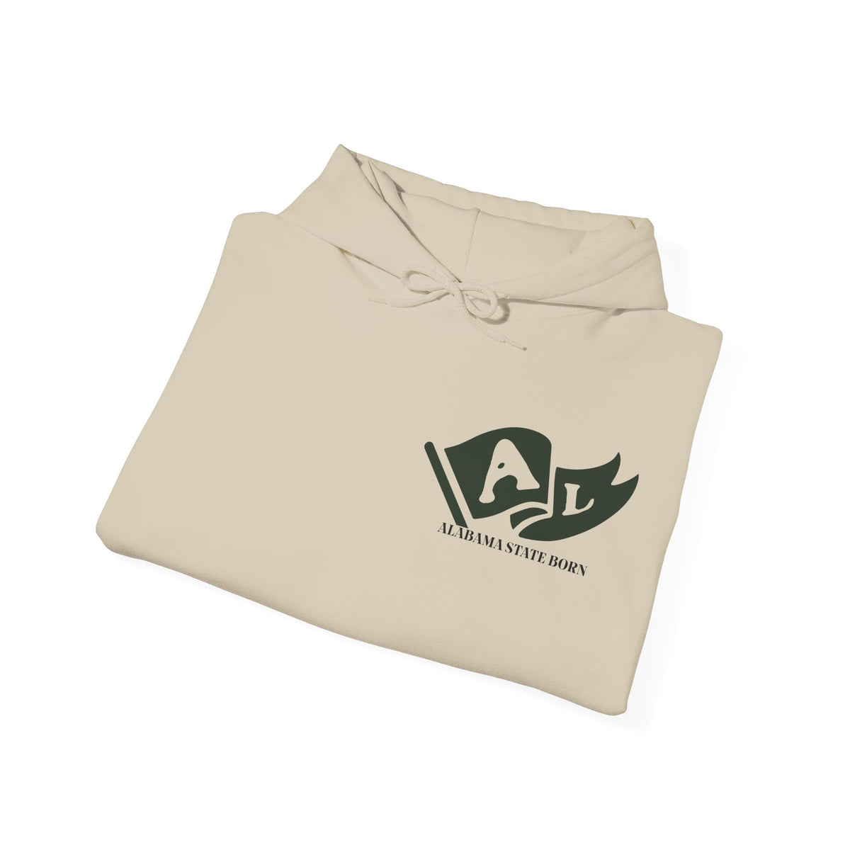 Alabama State Born and Raised Unisex Hoodie - Roll Tide Pride Design