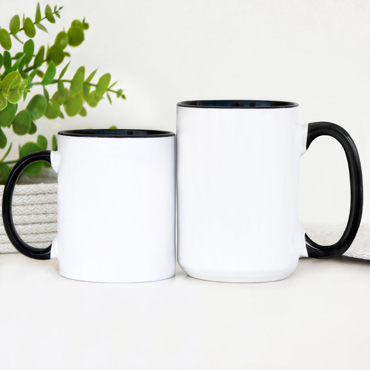 Personalized Christmas Alphabet Accent Mug – Custom Monogram Coffee Cup, Holiday Letter Mug, Custom Name Xmas Gift