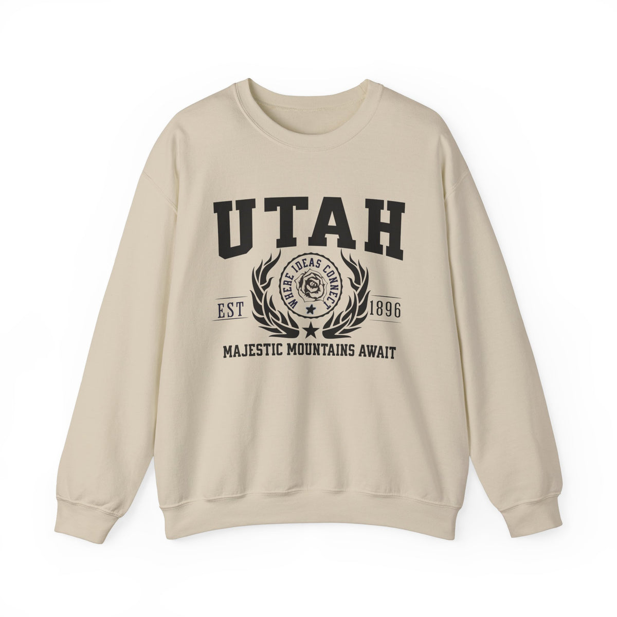 Utah State Legacy Sweatshirt – Majestic Mountains Await | Unisex Desert & Peaks Crewneck