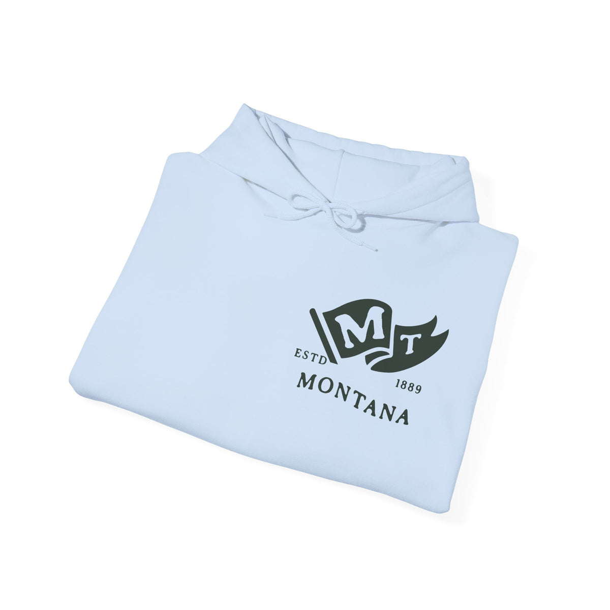 Montana State Born and Raised Unisex Hoodie - Big Sky Country Pride Design