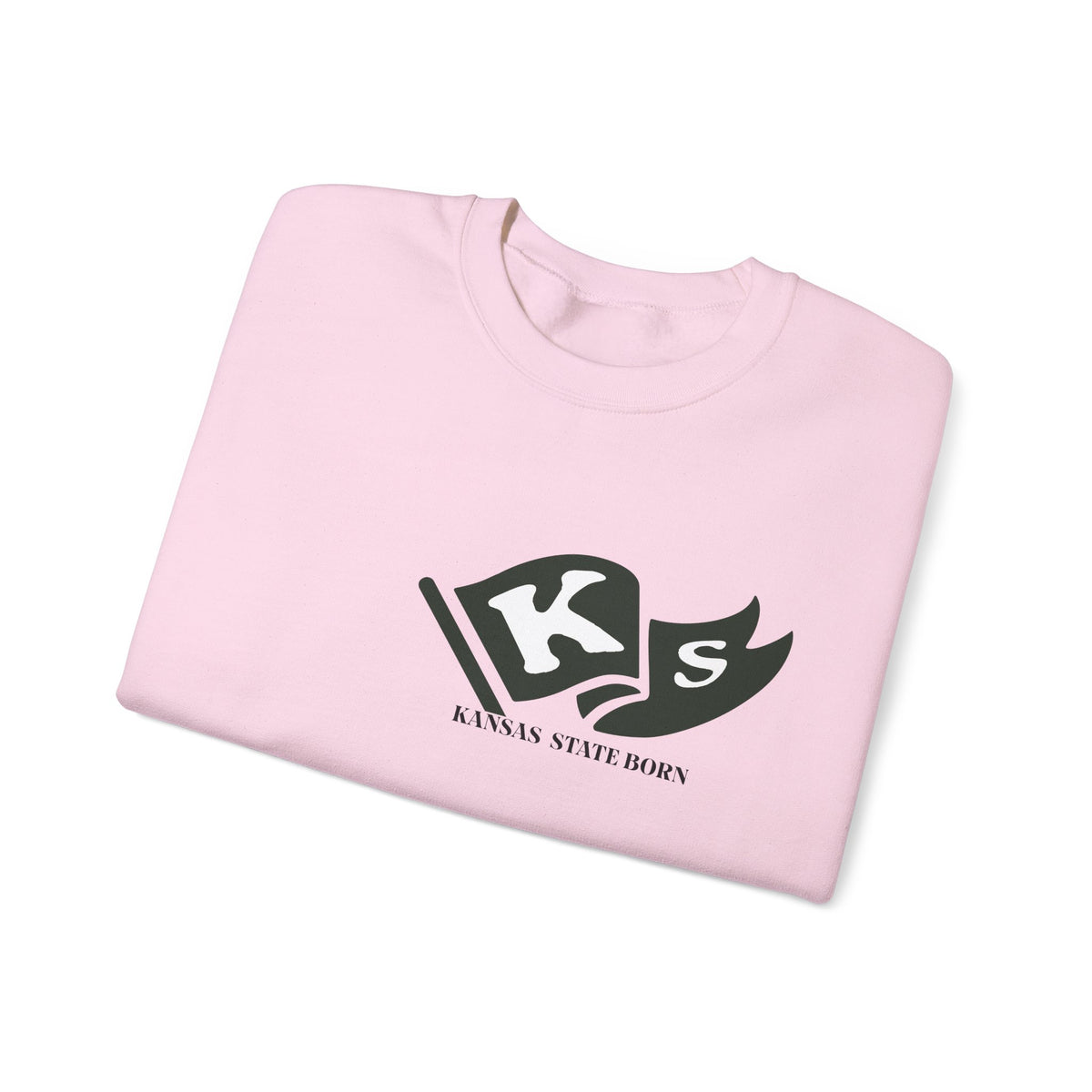 Kansas City Born and Raised Sweatshirt - Heart of America Pride Design