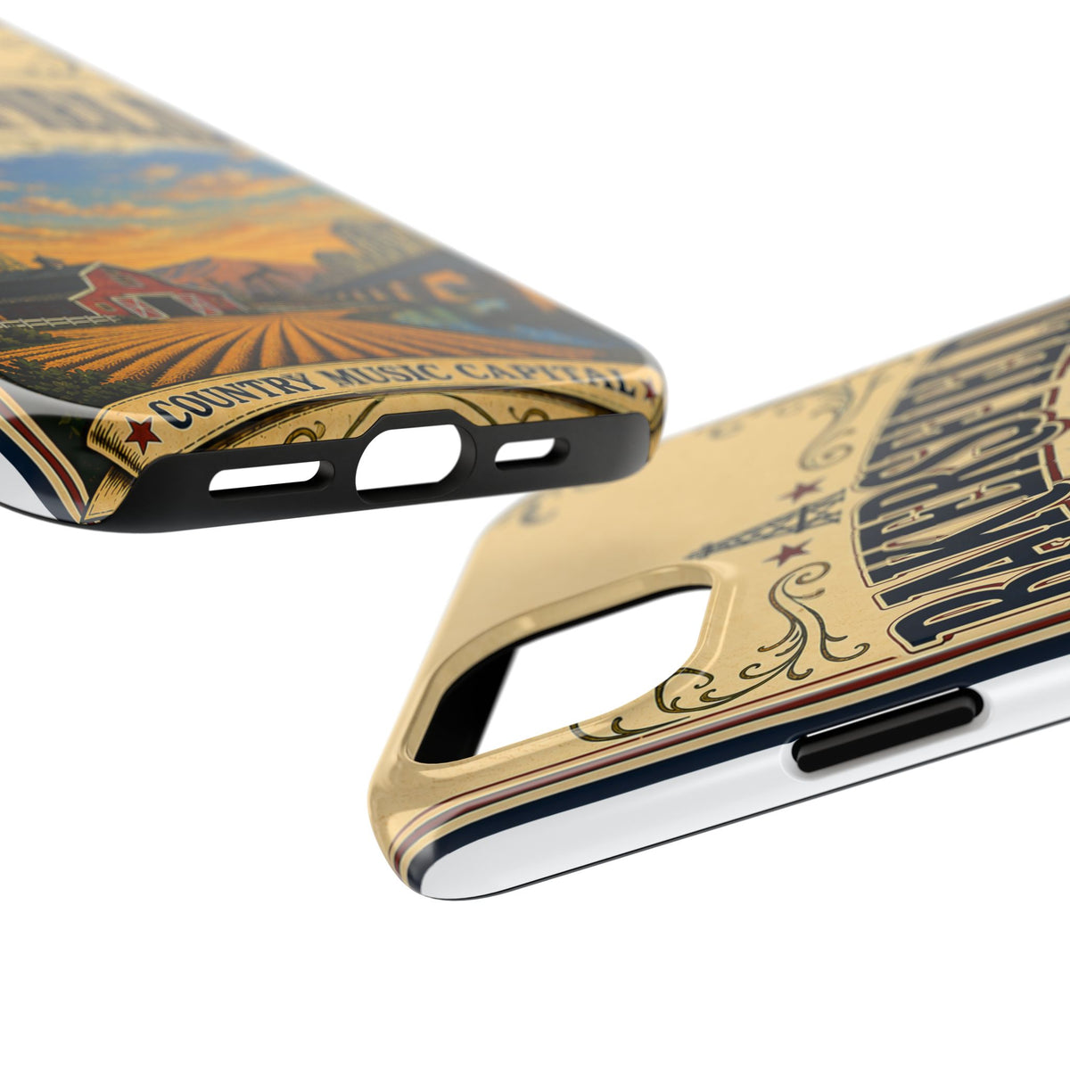 Bakersfield California Vintage Travel Phone Case Country Music Capital Retro Oil Fields Farmland Cover