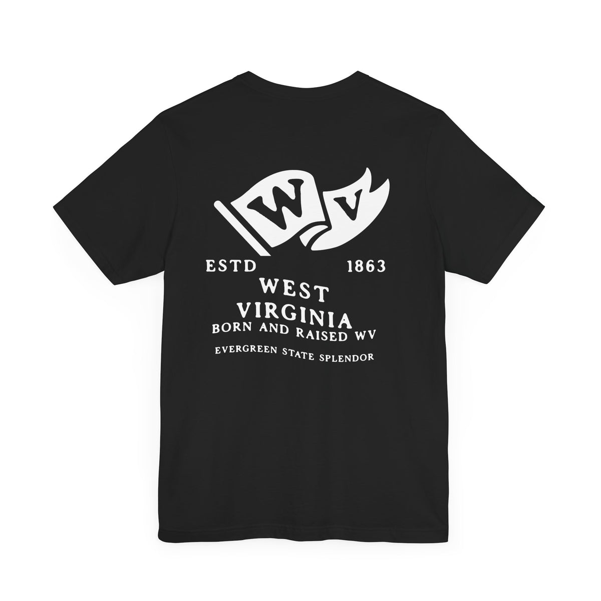 Virginia Born & Raised T-Shirt – Old Dominion State Pride, Front & Back Design