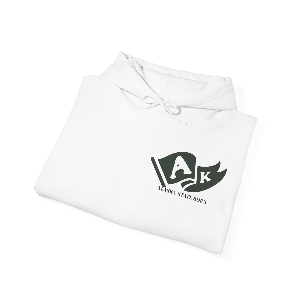 Alaska State Born and Raised Unisex Hoodie - The Last Frontier Pride Design