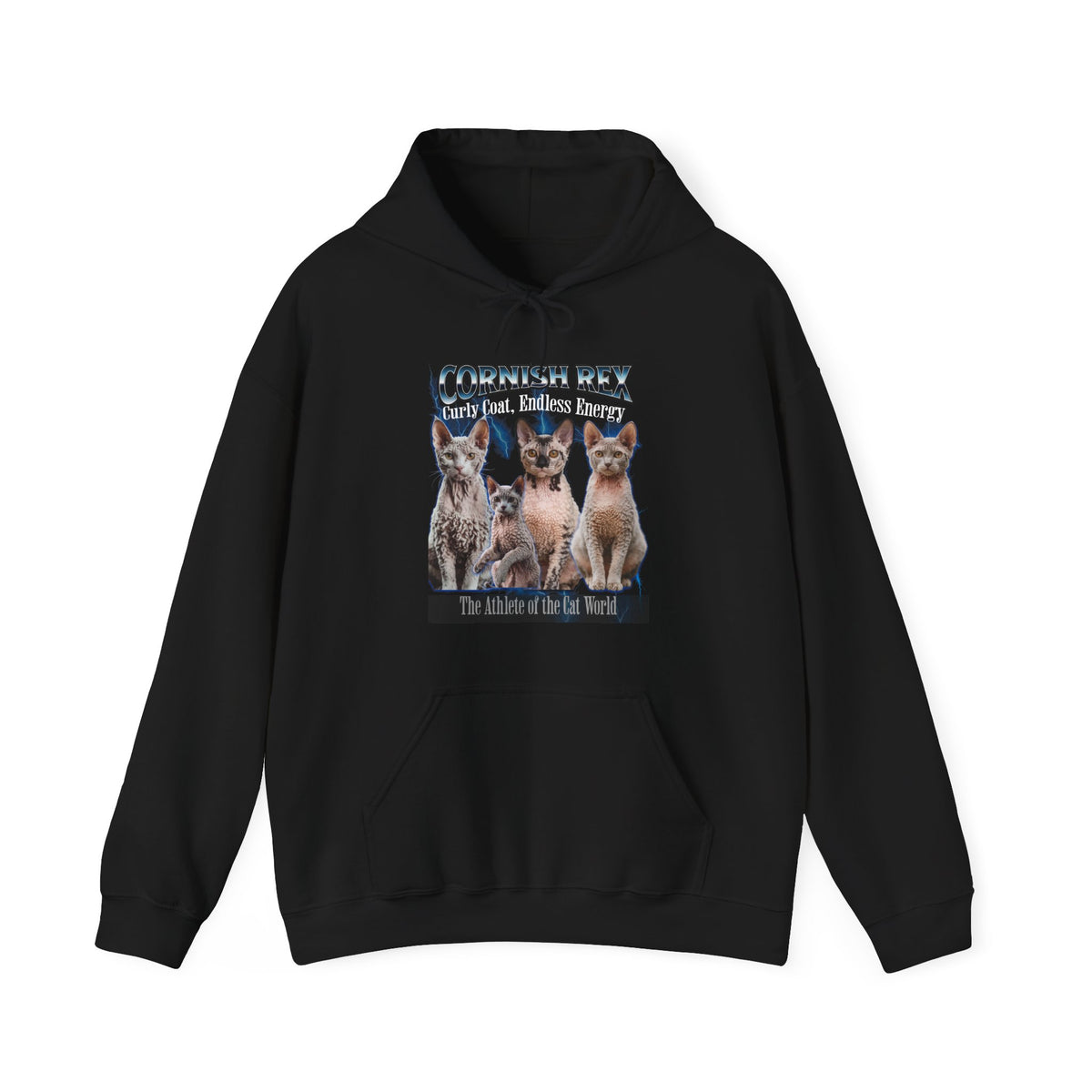 Abyssinian Cat Hoodie – Unisex Bootleg Collage Sweatshirt | Fluff, Charm, and a Whole Lot of Cattitude