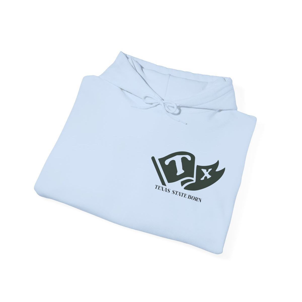 Texas Born & Raised Unisex Hoodie – Lone Star State Pride