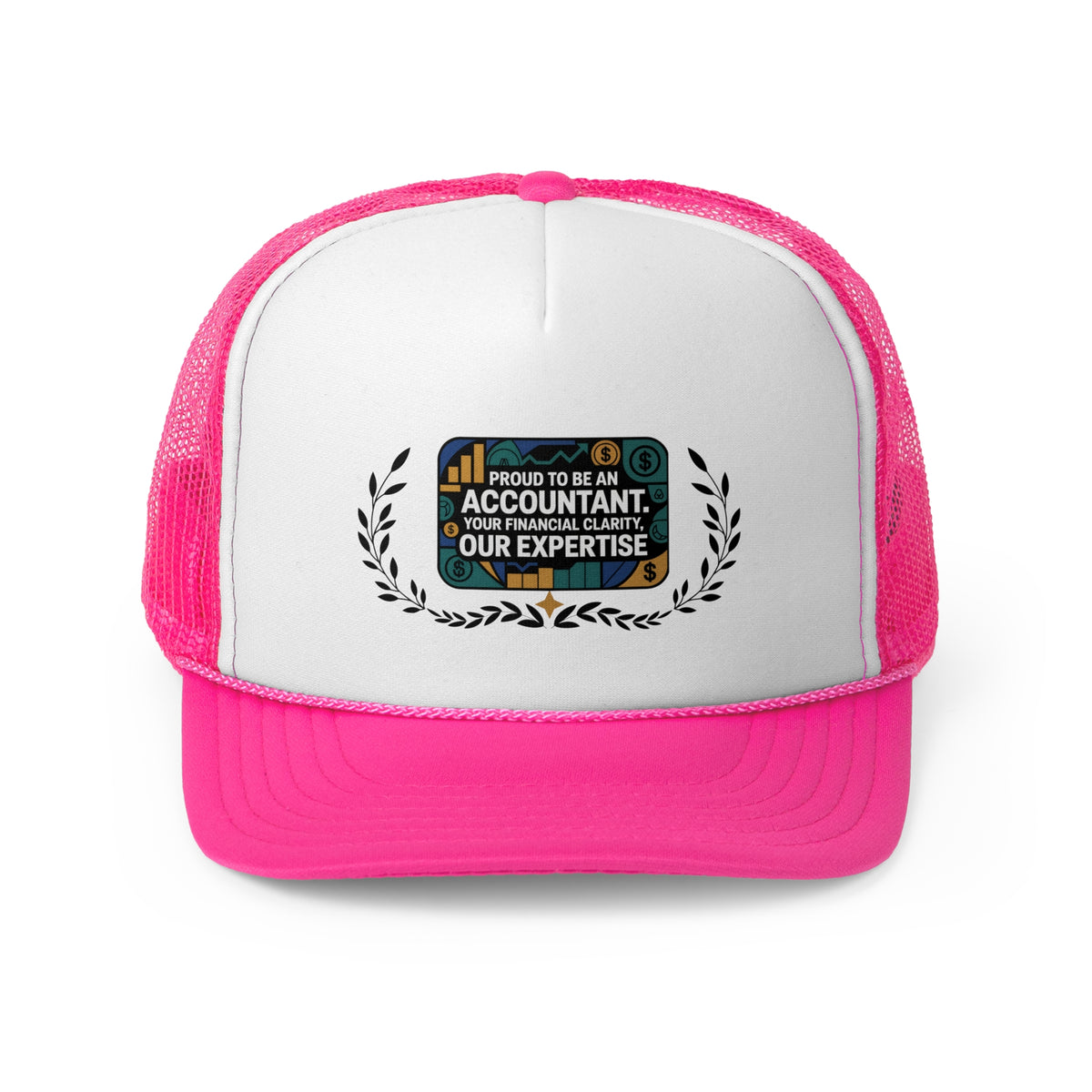 Accountant Trucker Hat – Proud to Be an Accountant | Your Financial Clarity, Our Expertise | CPA & Finance Professional Gift Cap
