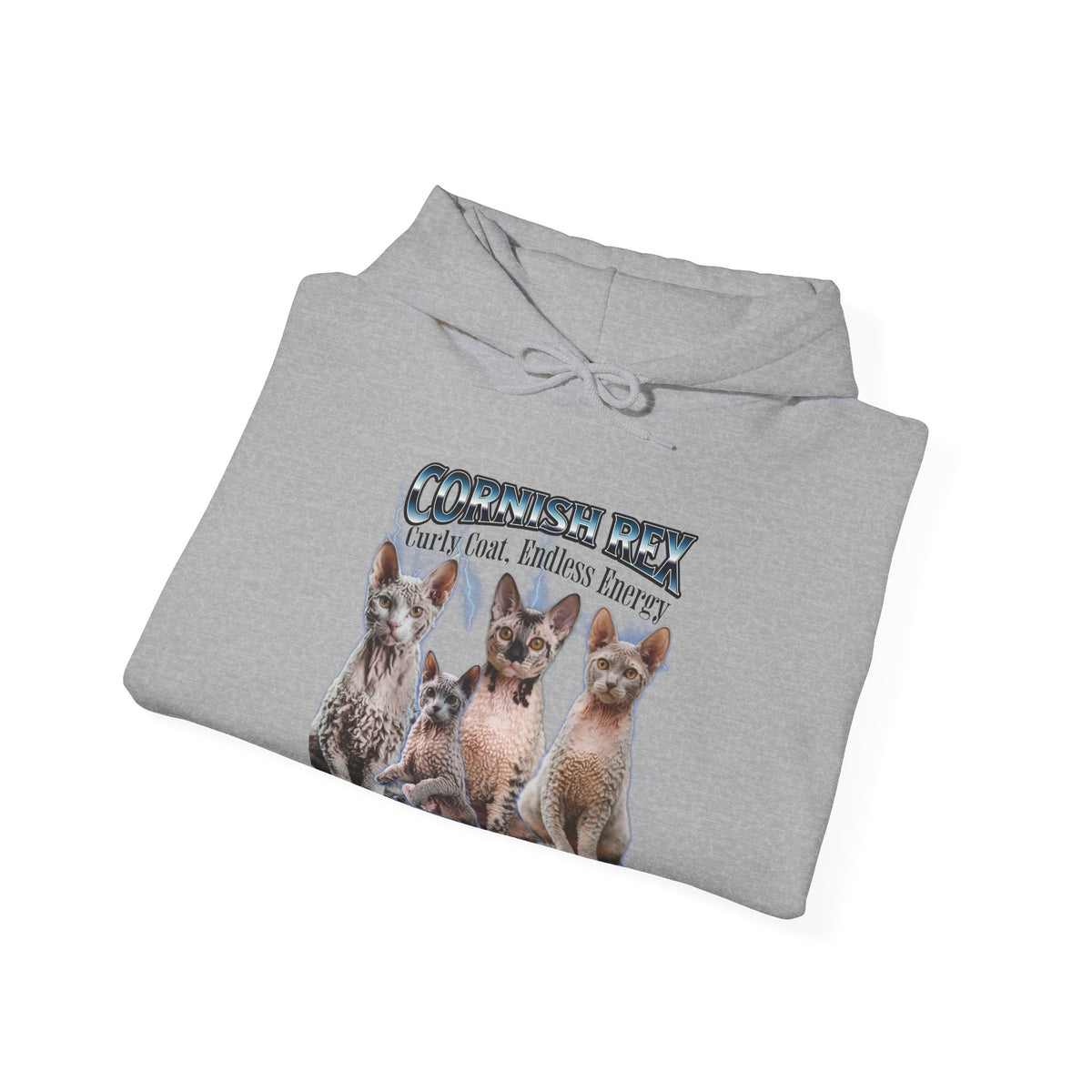 Abyssinian Cat Hoodie – Unisex Bootleg Collage Sweatshirt | Fluff, Charm, and a Whole Lot of Cattitude