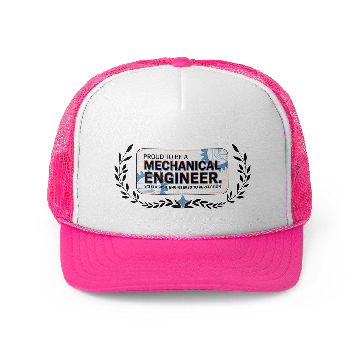 Mechanical Engineer Trucker Hat – Proud to Be a Mechanical Engineer | Your Vision, Engineered to Perfection | Engineering Gift Cap