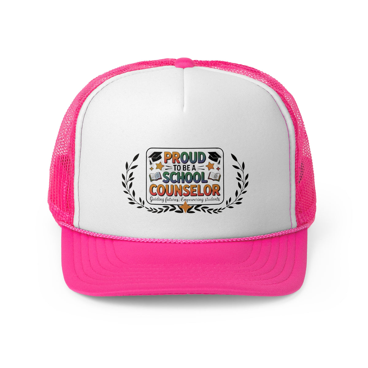 School Counselor Trucker Hat – Proud to Be a School Counselor | Guiding Futures, Empowering Students | Education Support Staff Gift