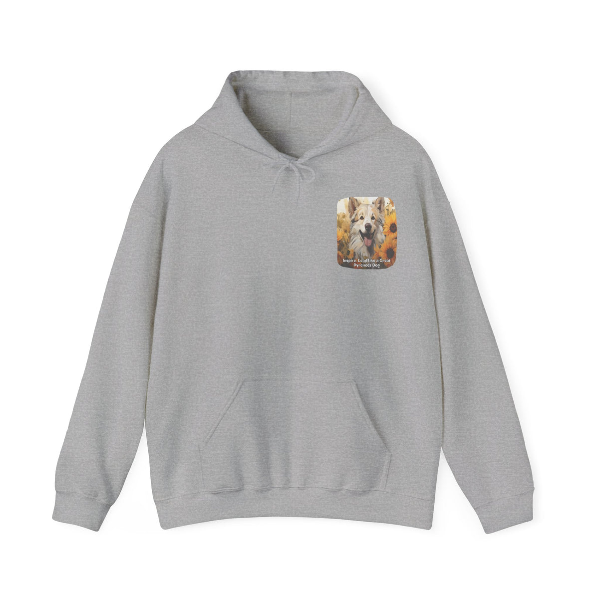 Akita Guardian Sunflower Hoodie – 'Protect, Inspire Security' – Unisex Loyalty-Inspired Pullover