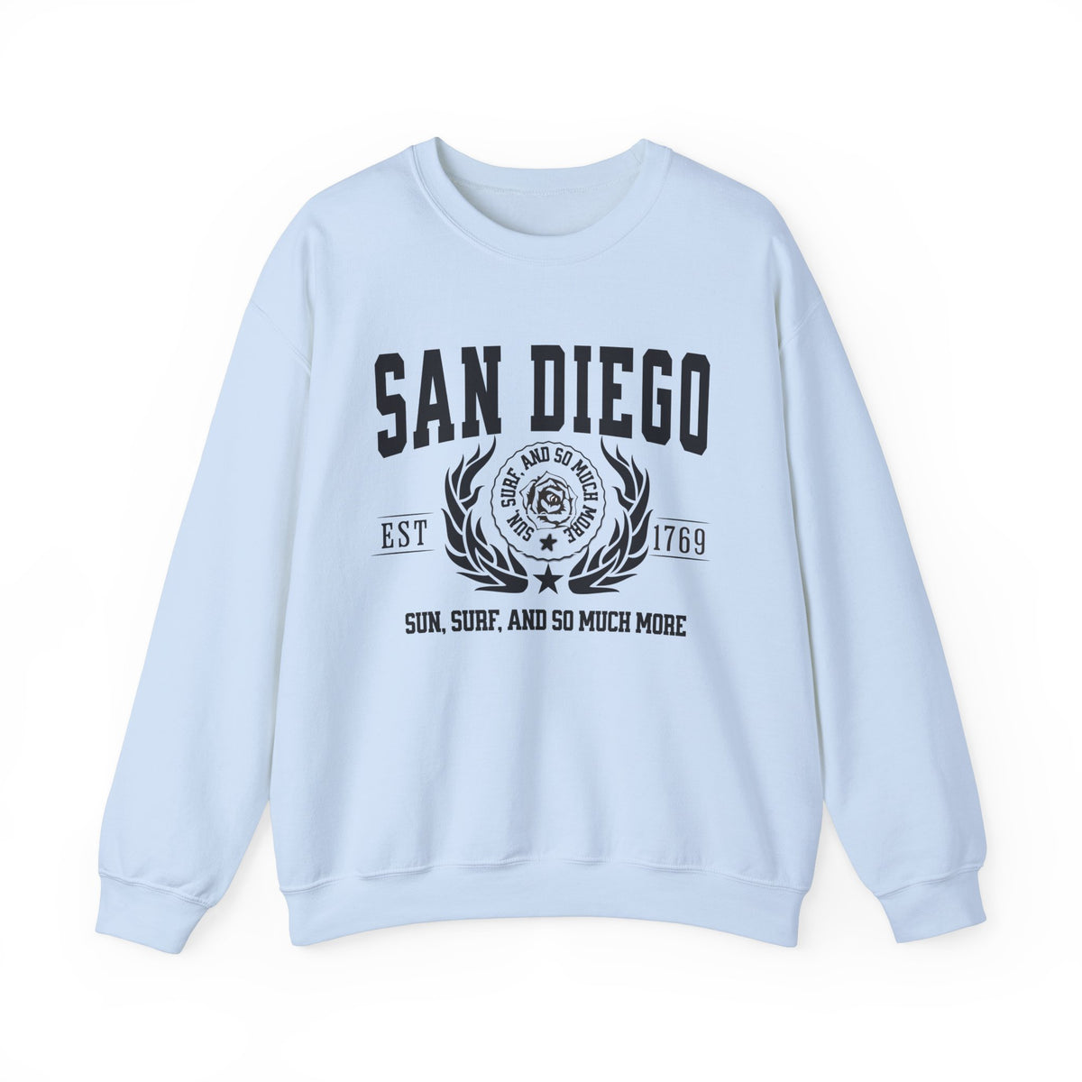 San Diego Legacy Unisex Sweatshirt "Sun, Surf, And so Much More" Vintage California Coastal Vibes