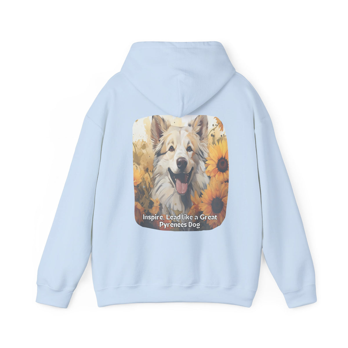 Akita Guardian Sunflower Hoodie – 'Protect, Inspire Security' – Unisex Loyalty-Inspired Pullover