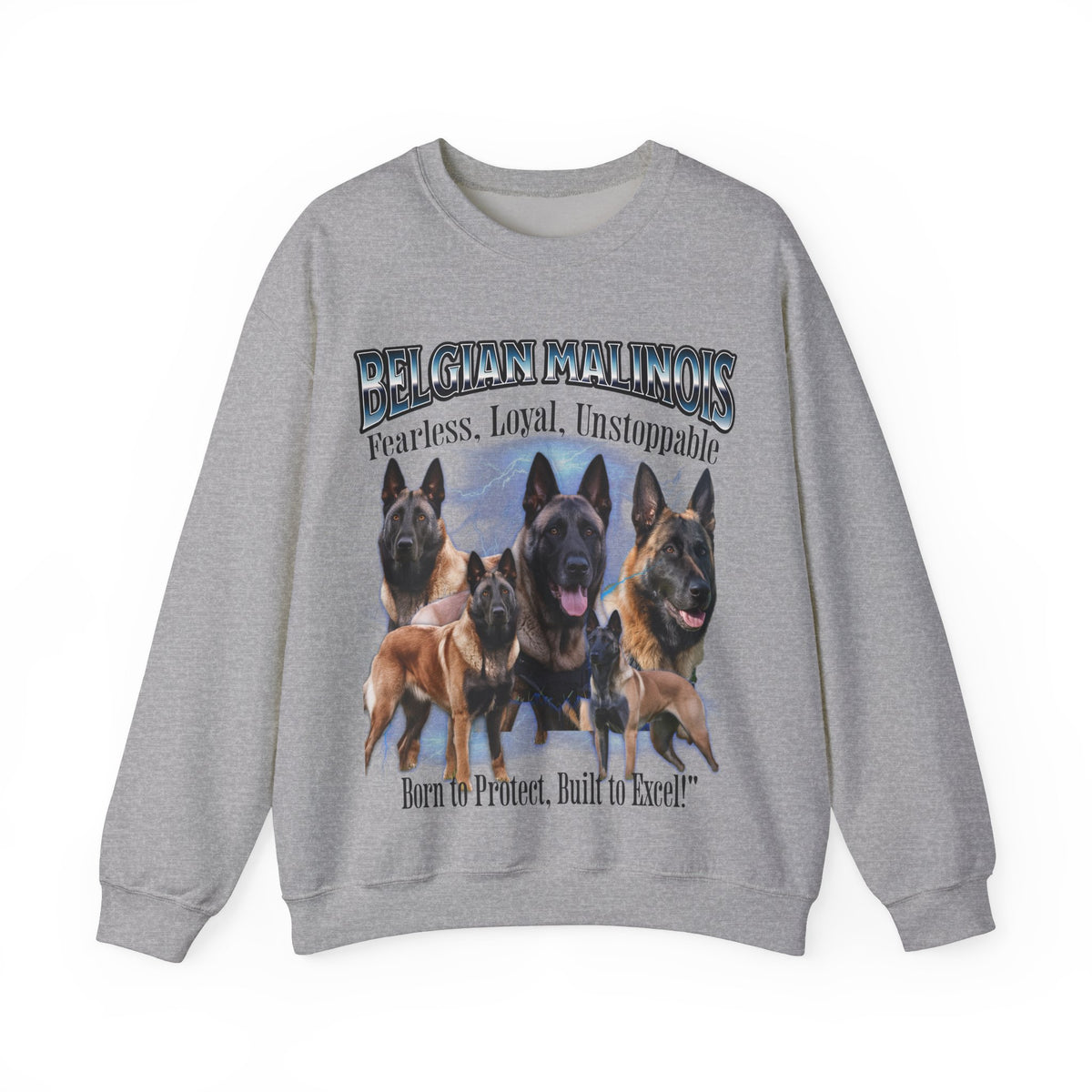Bernese Mountain Dog Bootleg Collage Sweatshirt – Born for the Mountains, Made for Your Heart | Unisex Dog Lover Pullover