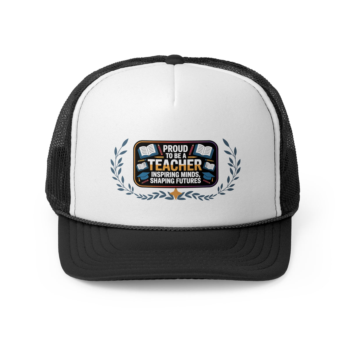 Teacher Trucker Hat – Proud to Be a Teacher | Inspiring Minds, Shaping Futures | Educator Appreciation Gift Cap