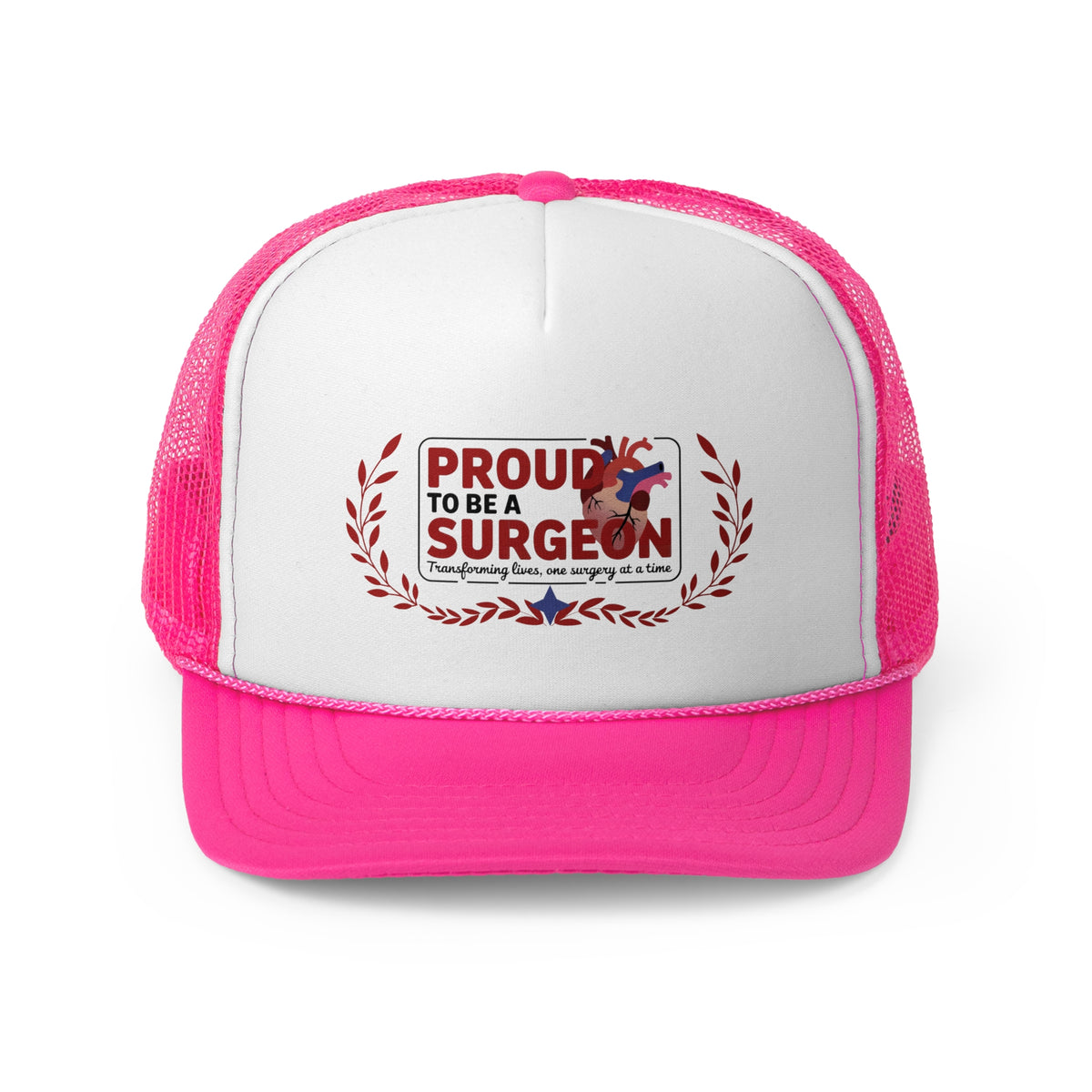 Surgeon Trucker Hat – Proud to Be a Surgeon | Transforming Lives, One Surgery at a Time | Medical Professional Gift Cap