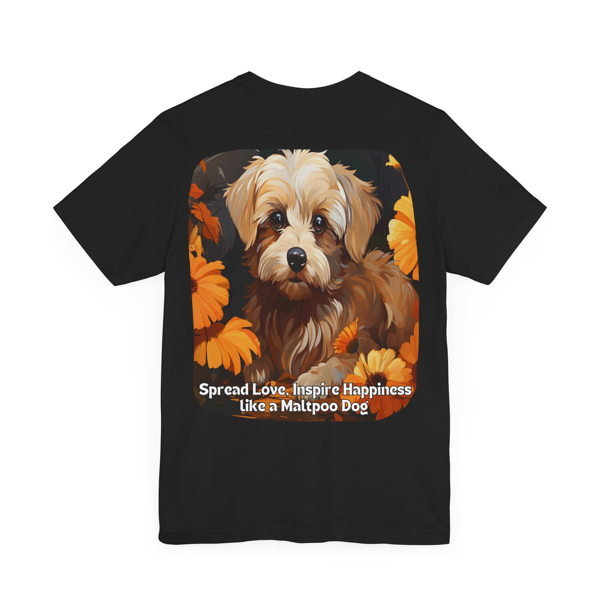 Sunflower Maltipoo Dog T-Shirt – Spread Love & Inspire Happiness | Unisex Tee
