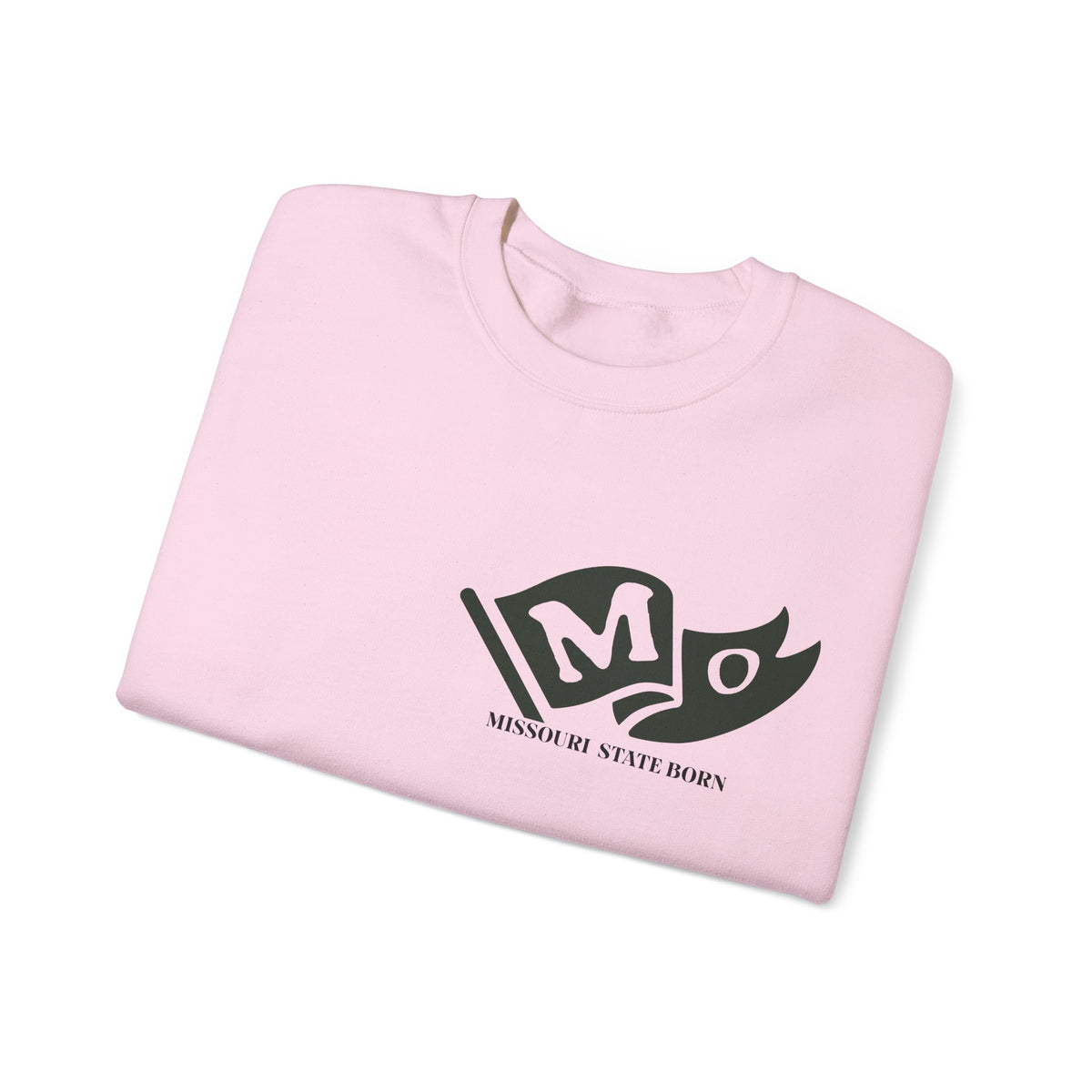 Missouri State Born and Raised Sweatshirt - Show-Me State Pride Design