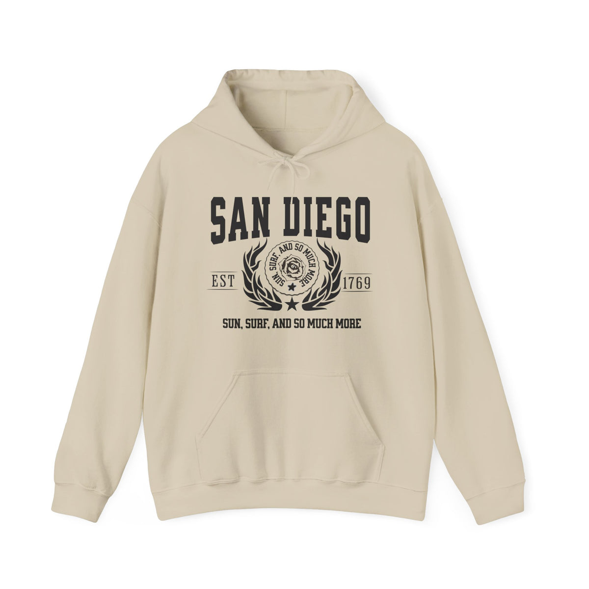 San Diego Legacy Hoodie "The Golden City by the Bay" California Coastal Pride Unisex Sweatshirt