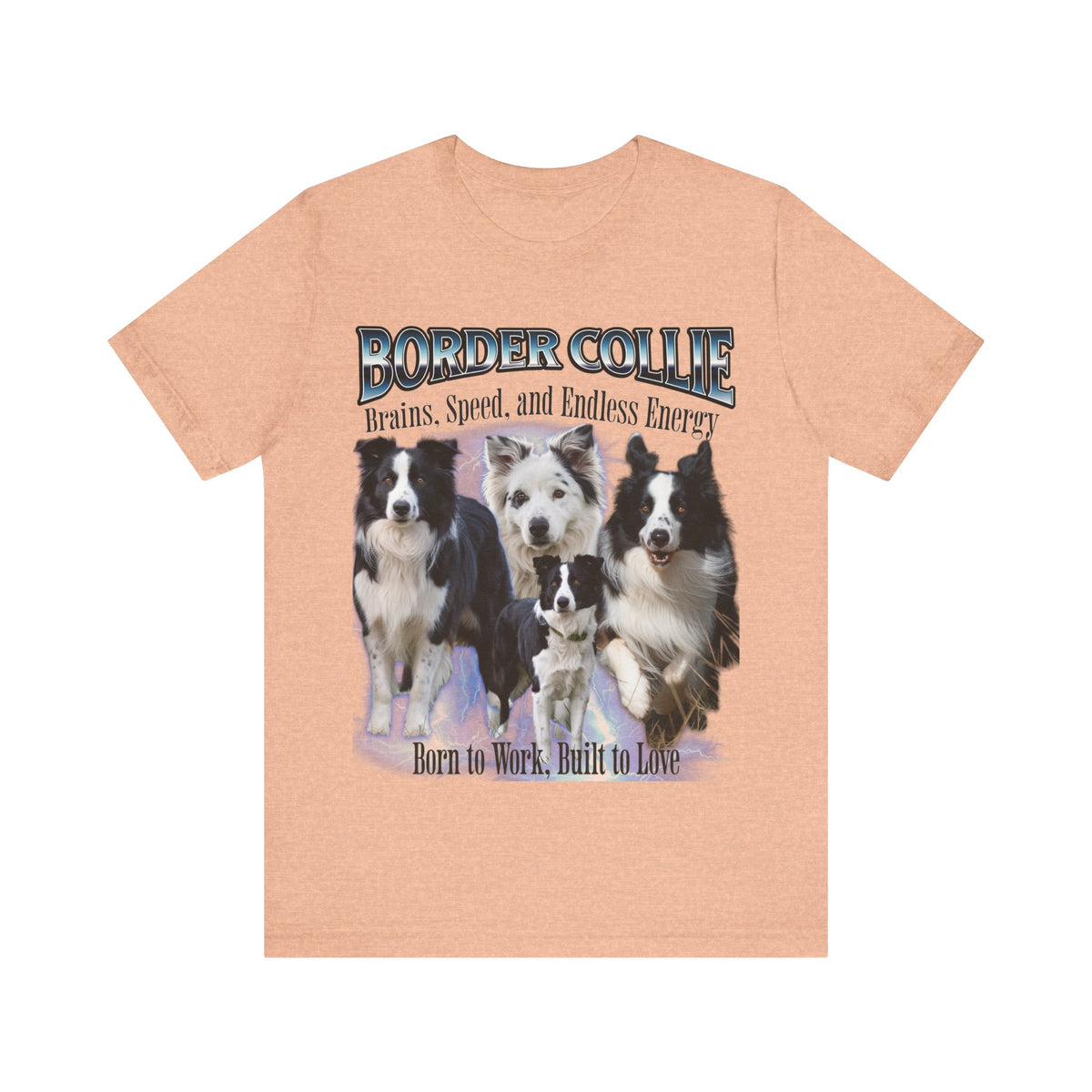 Border Collie Bootleg Collage Sweatshirt – Brains, Speed, and Endless Energy Unisex Dog Lover Pullover