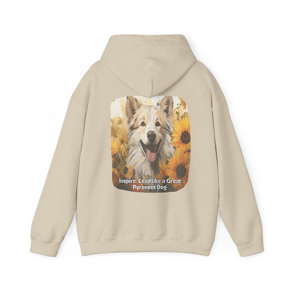 Akita Guardian Sunflower Hoodie – 'Protect, Inspire Security' – Unisex Loyalty-Inspired Pullover