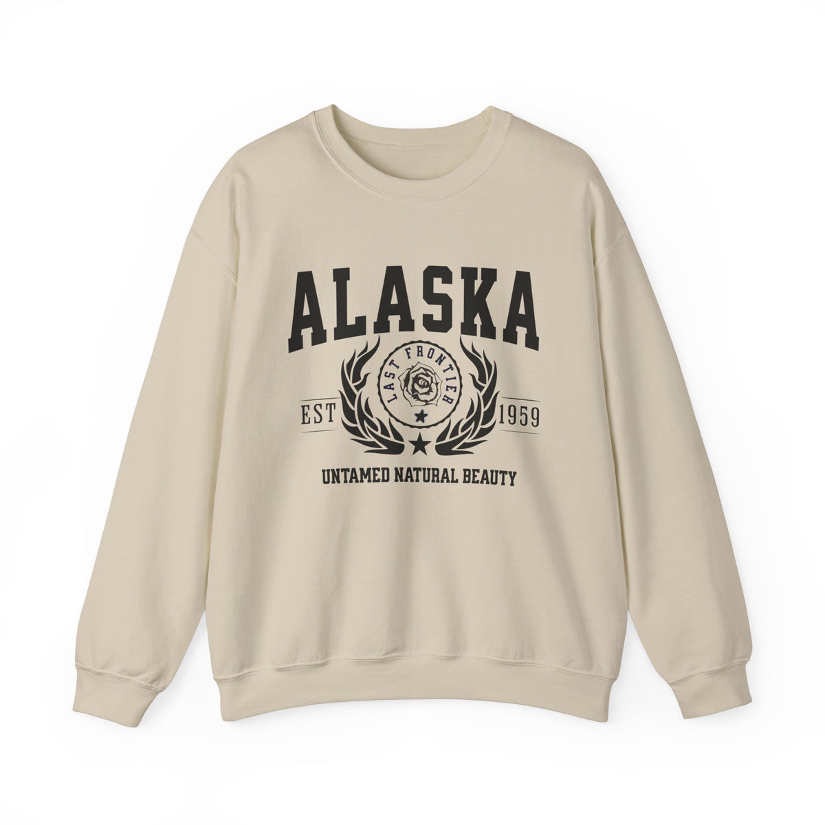 Alaska State Legacy Unisex Sweatshirt – Untamed Natural Beauty | Wild Frontier Crewneck