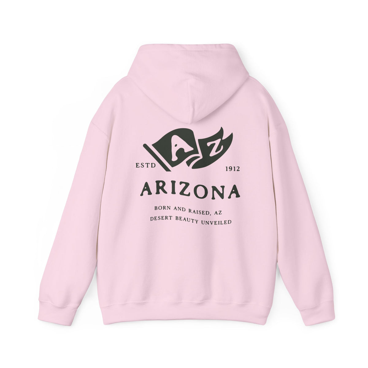 Arizona State Born and Raised Unisex Hoodie - Grand Canyon State Pride Design
