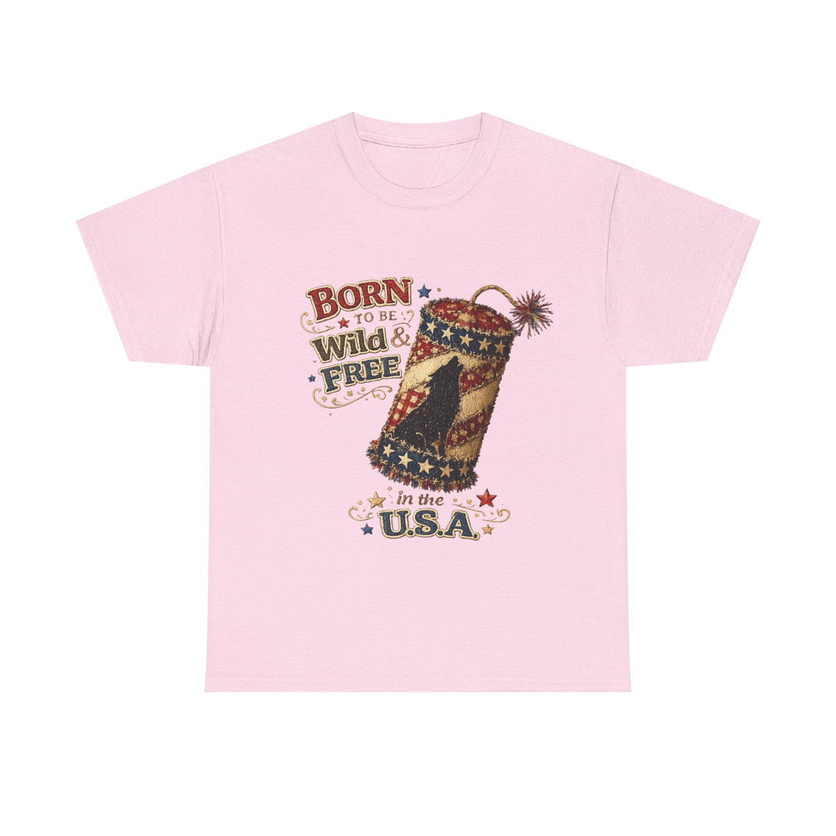 Patriotic 'Born to be Wild & Free in the U.S.A.' T-Shirt