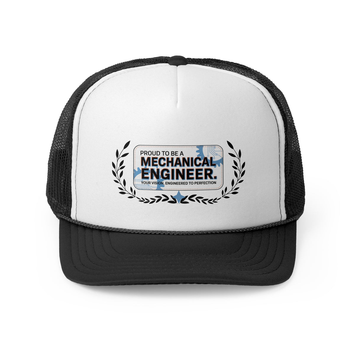 Mechanical Engineer Trucker Hat – Proud to Be a Mechanical Engineer | Your Vision, Engineered to Perfection | Engineering Gift Cap