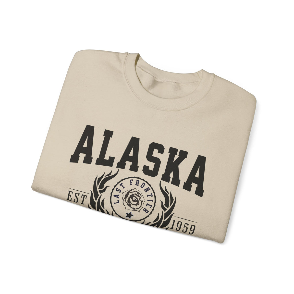 Alaska State Legacy Unisex Sweatshirt – Untamed Natural Beauty | Wild Frontier Crewneck