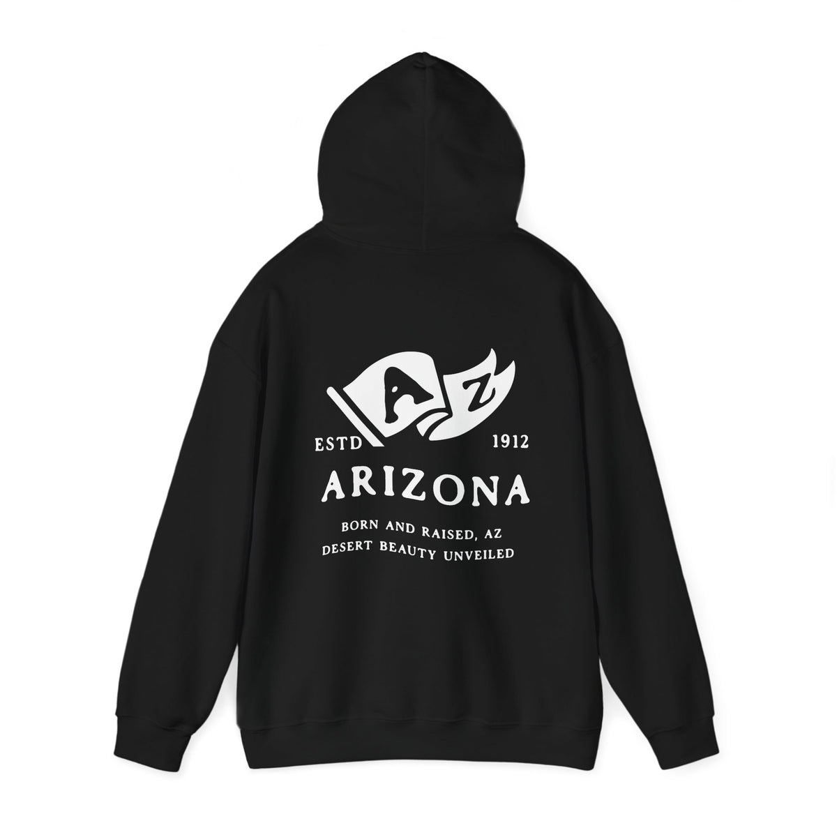 Arizona State Born and Raised Unisex Hoodie - Grand Canyon State Pride Design