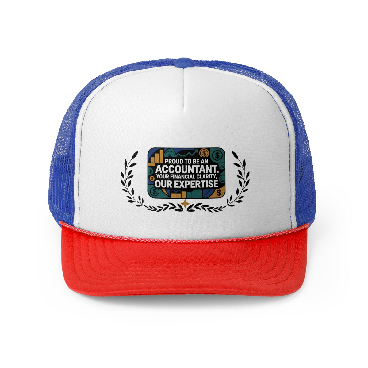 Accountant Trucker Hat – Proud to Be an Accountant | Your Financial Clarity, Our Expertise | CPA & Finance Professional Gift Cap
