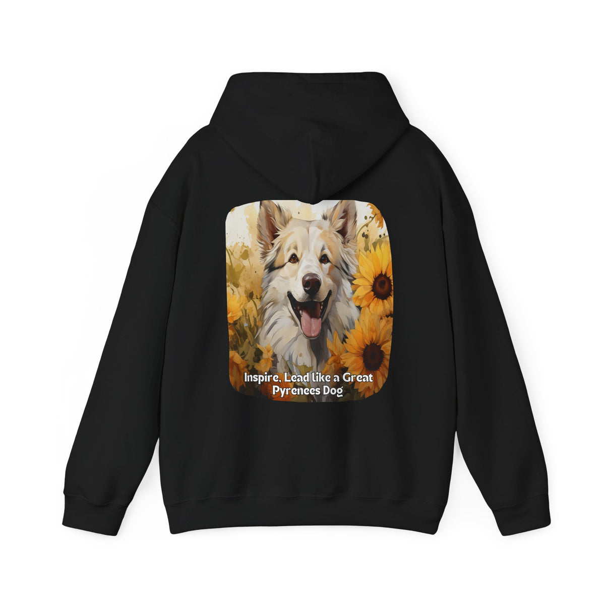 Akita Guardian Sunflower Hoodie – 'Protect, Inspire Security' – Unisex Loyalty-Inspired Pullover
