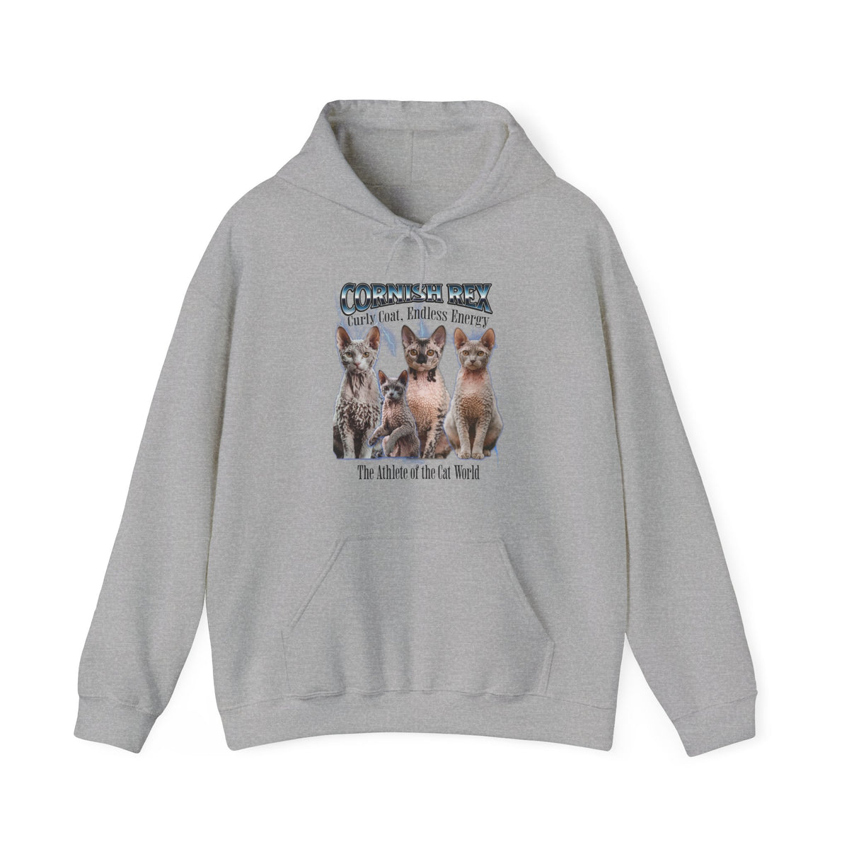 Abyssinian Cat Hoodie – Unisex Bootleg Collage Sweatshirt | Fluff, Charm, and a Whole Lot of Cattitude