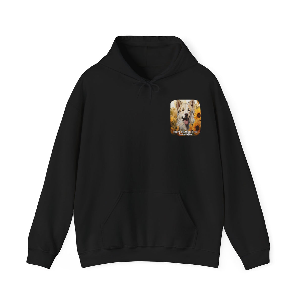 Akita Guardian Sunflower Hoodie – 'Protect, Inspire Security' – Unisex Loyalty-Inspired Pullover