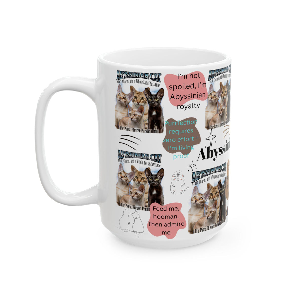 Pitbull Bootleg Style Mug – 15 oz Funny Retro Rap Dog Lover Coffee Cup