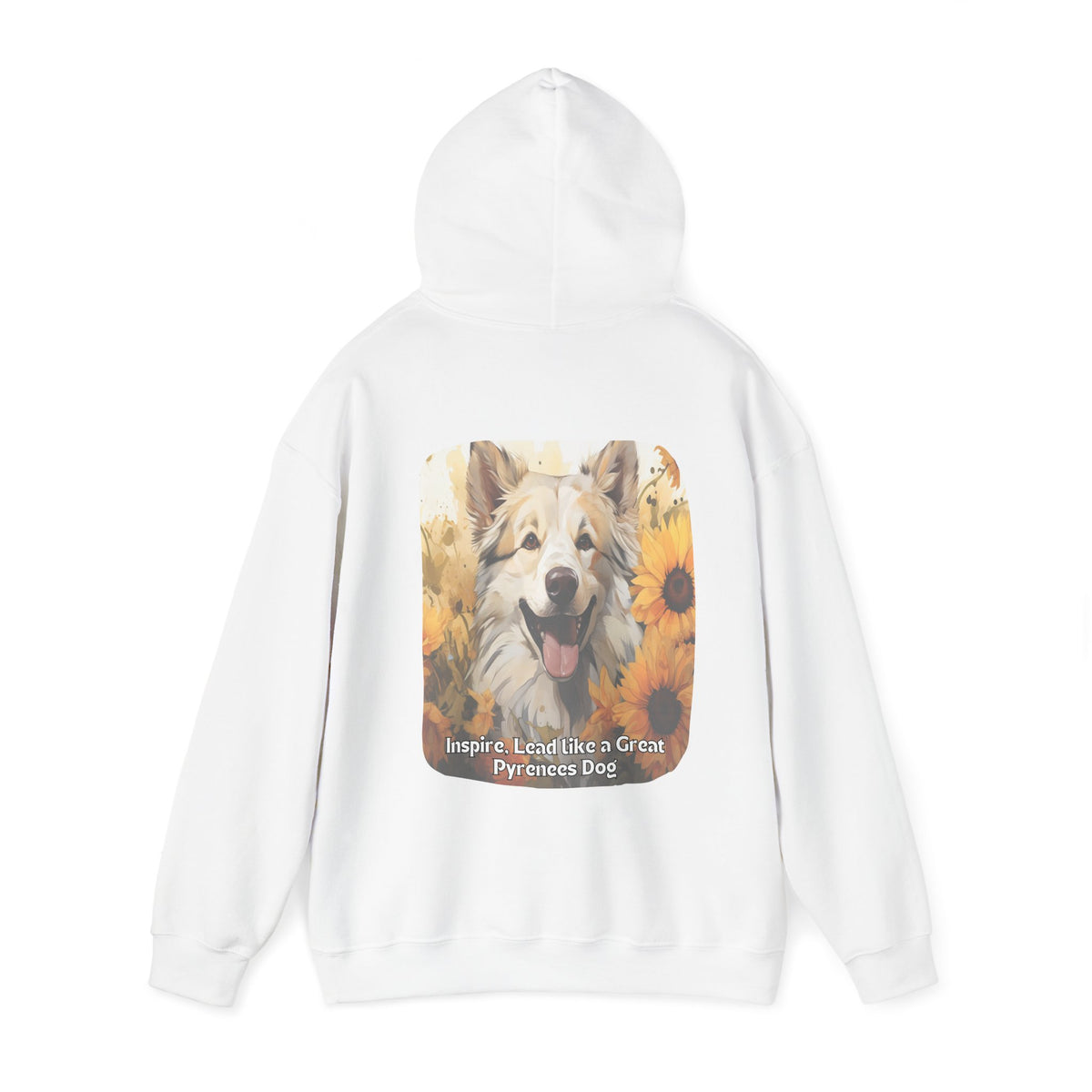 Akita Guardian Sunflower Hoodie – 'Protect, Inspire Security' – Unisex Loyalty-Inspired Pullover