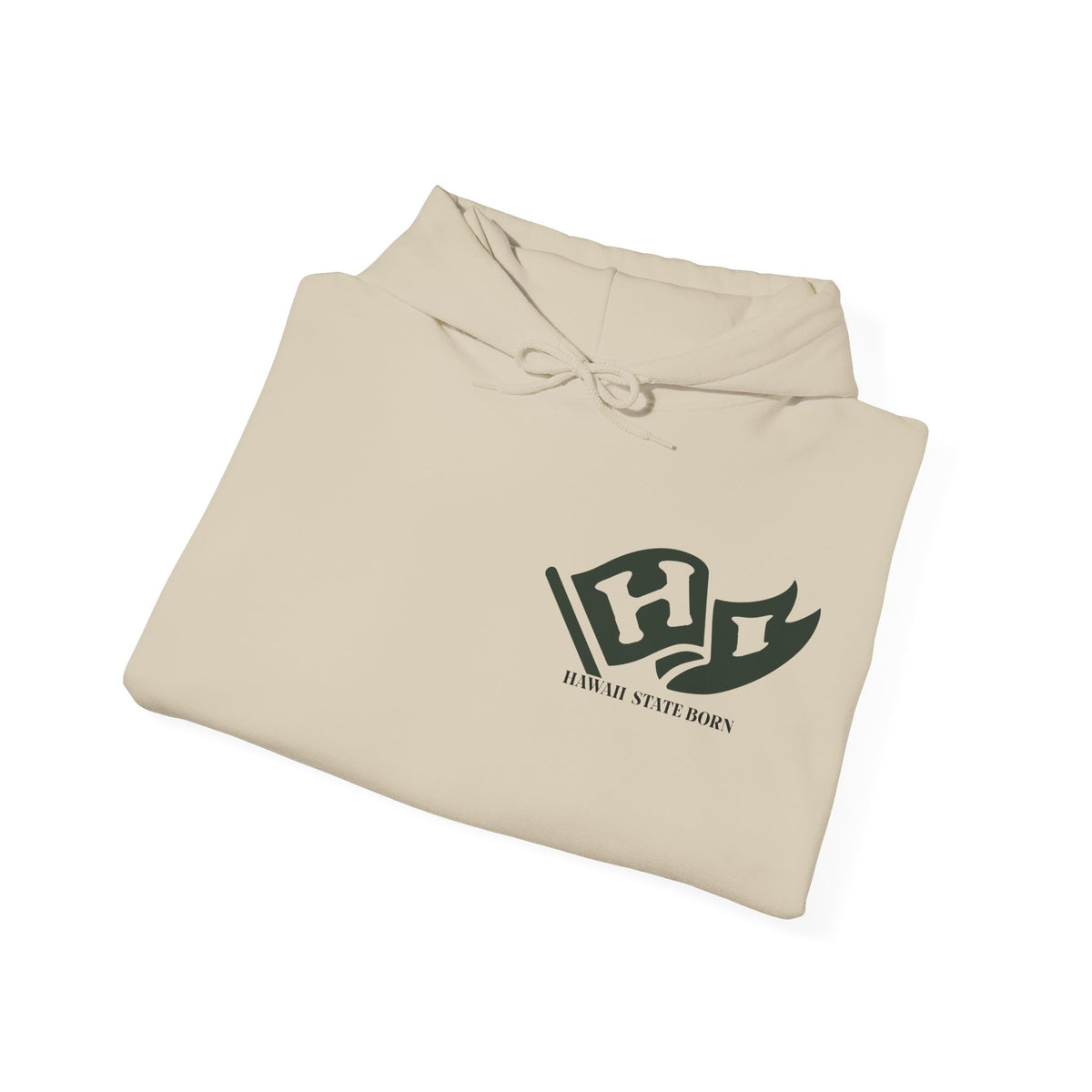 Hawaii State Born and Raised Unisex Hoodie - Aloha State Pride Design