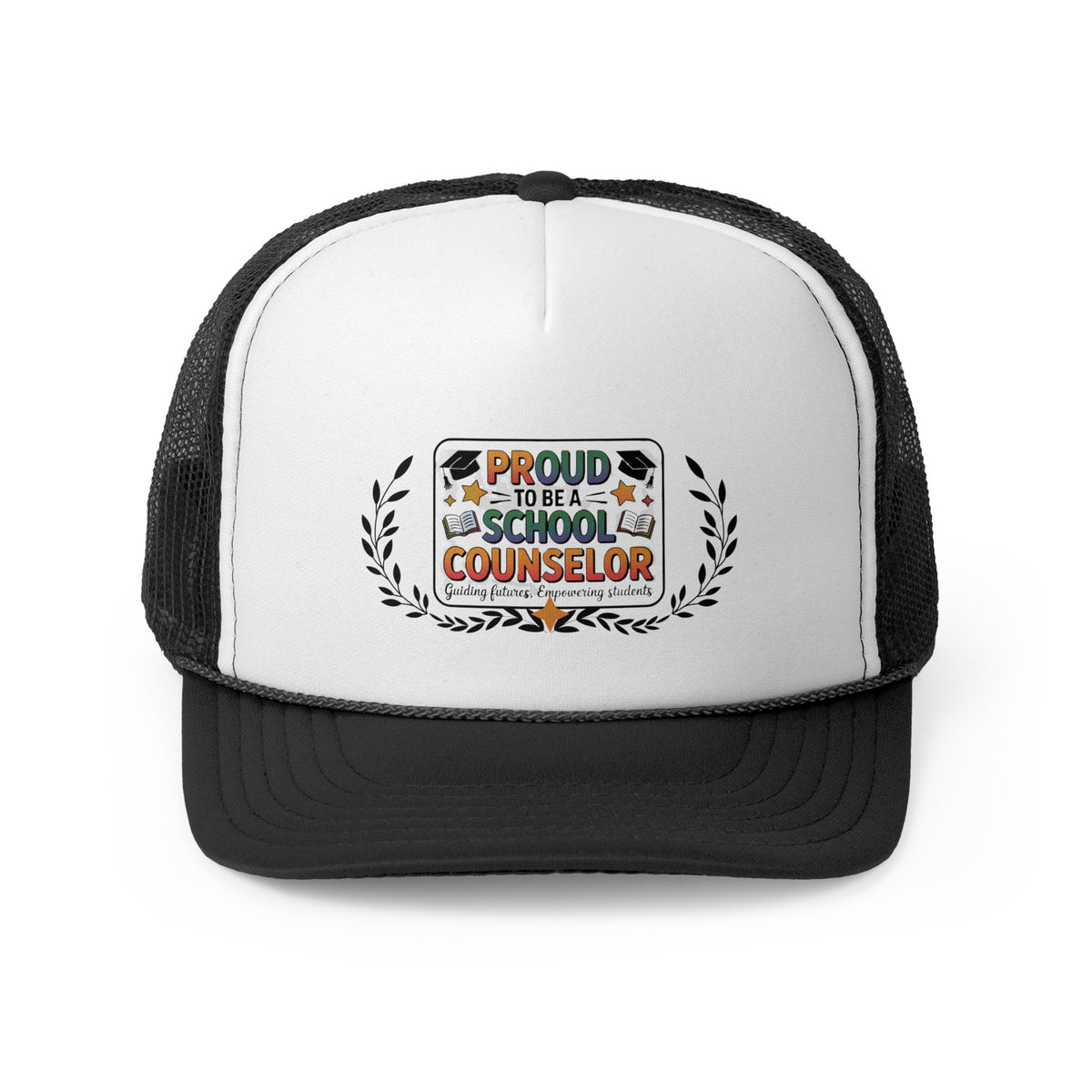 School Counselor Trucker Hat – Proud to Be a School Counselor | Guiding Futures, Empowering Students | Education Support Staff Gift