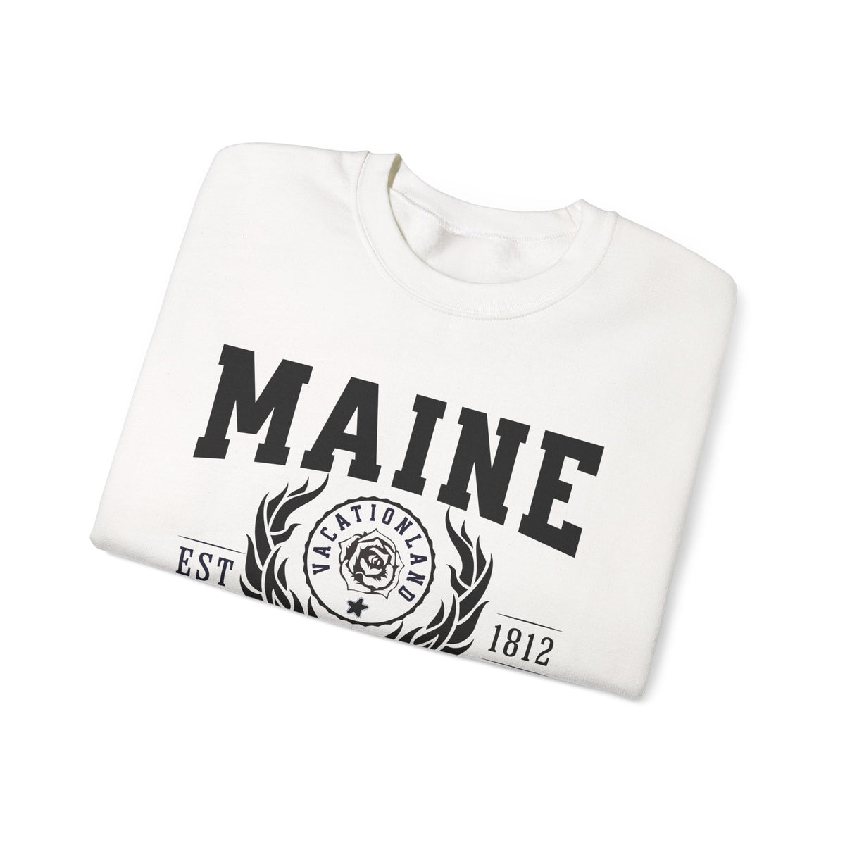Maine State Legacy Sweatshirt – Lighthouses, Lobster, Legacy | Unisex Coastal New England Crewneck