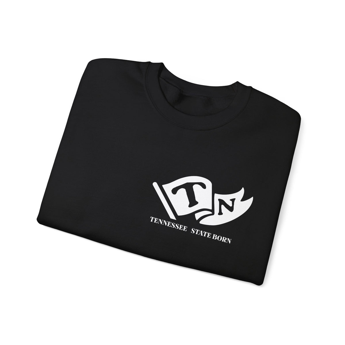 Tennessee State Born and Raised Sweatshirt - Volunteer State Pride Design