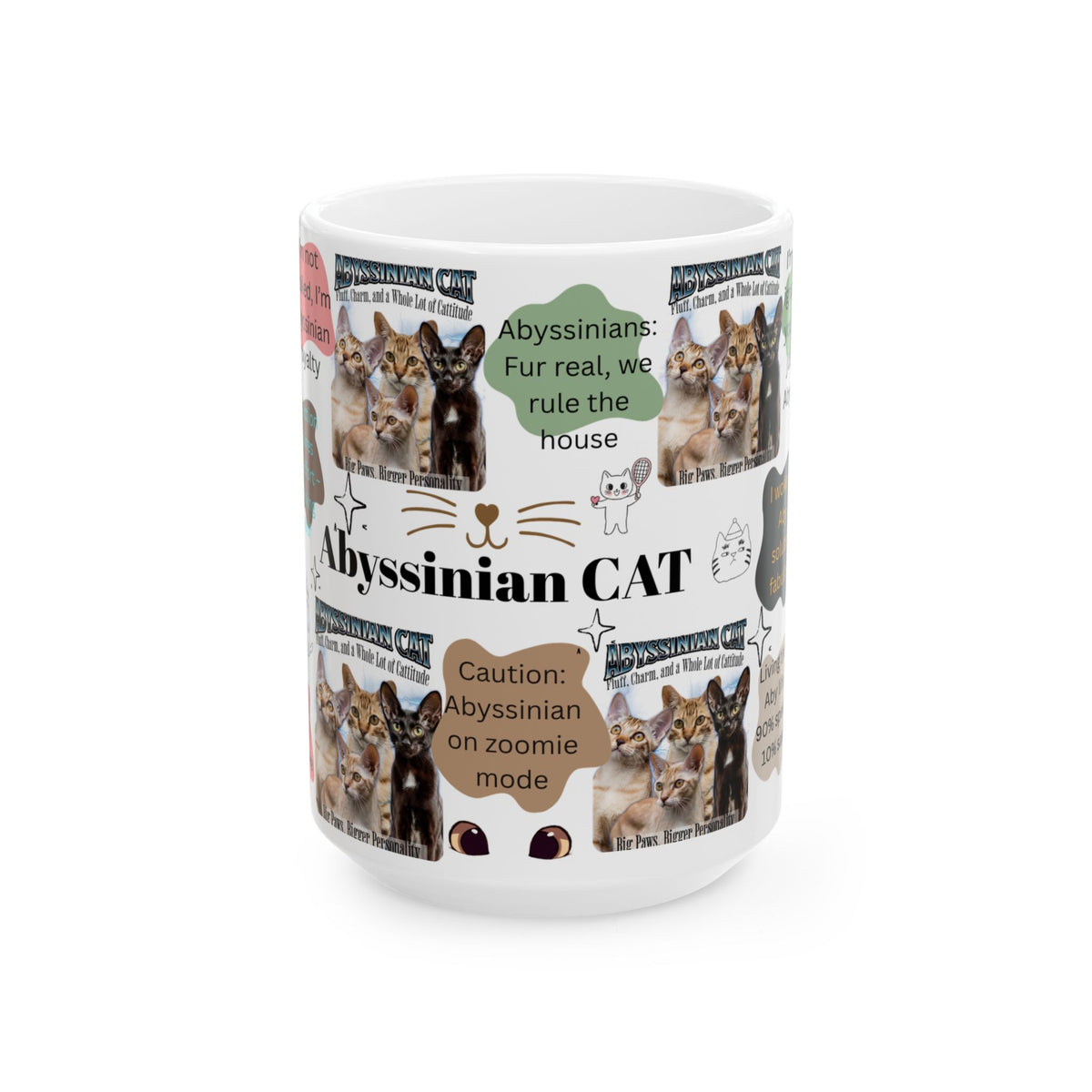 Pitbull Bootleg Style Mug – 15 oz Funny Retro Rap Dog Lover Coffee Cup