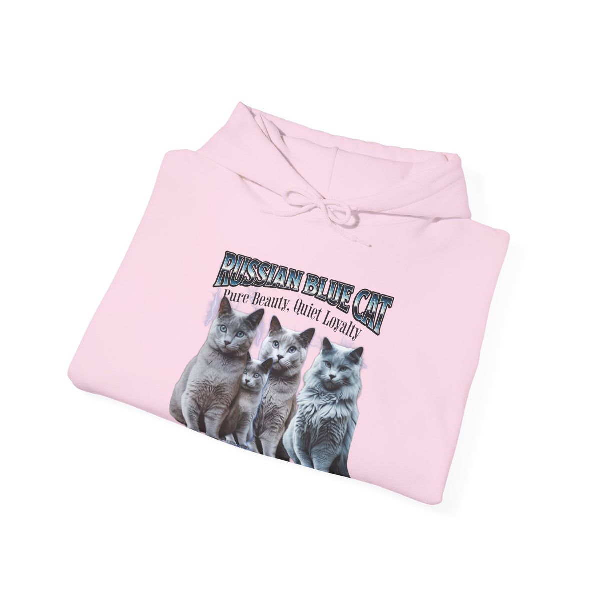 Russian Blue Cat “Pure Beauty, Quiet Loyalty” | Elegant Cat Lover Shirt | Russian Blue Cat Gift | Feline Art Tee | New Edge Gifts & Novelties