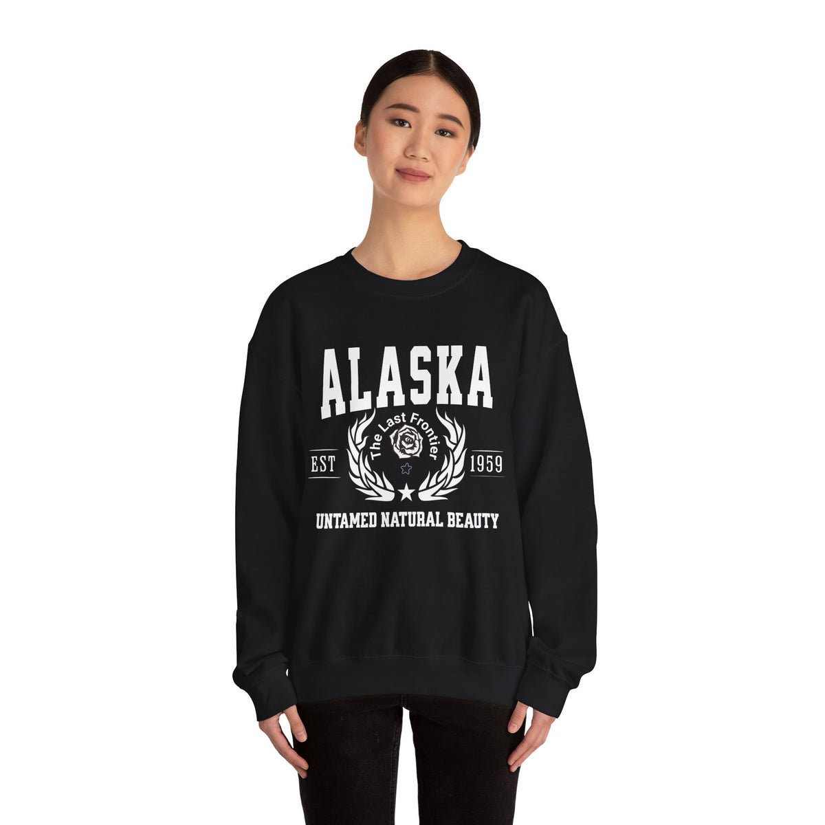 Alaska State Legacy Unisex Sweatshirt – Untamed Natural Beauty | Wild Frontier Crewneck