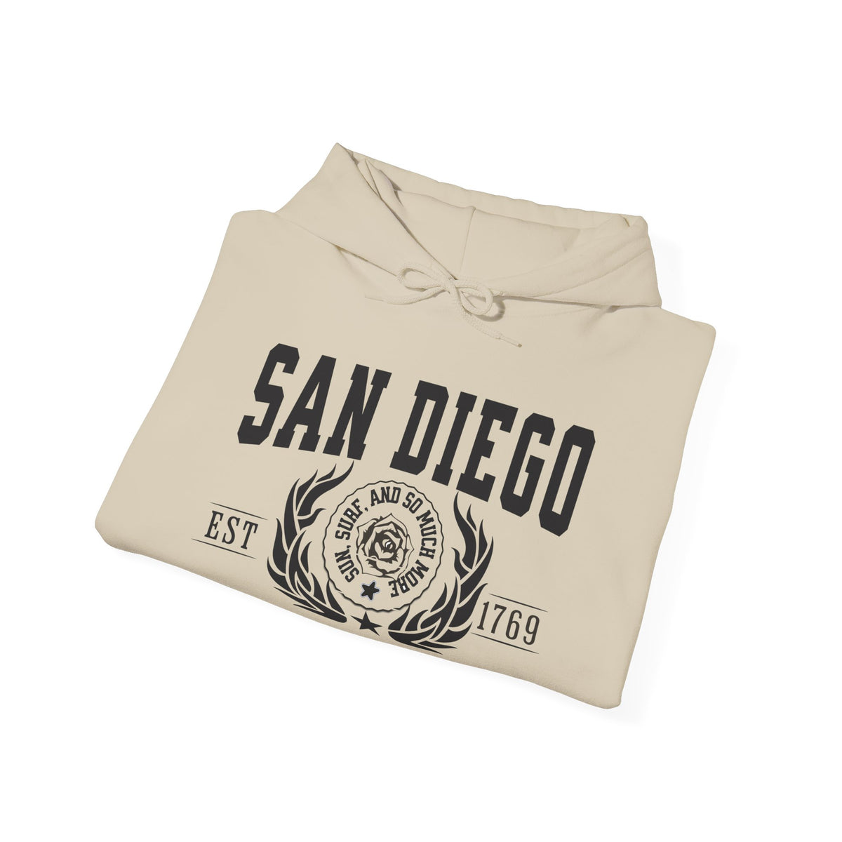 San Diego Legacy Hoodie "The Golden City by the Bay" California Coastal Pride Unisex Sweatshirt